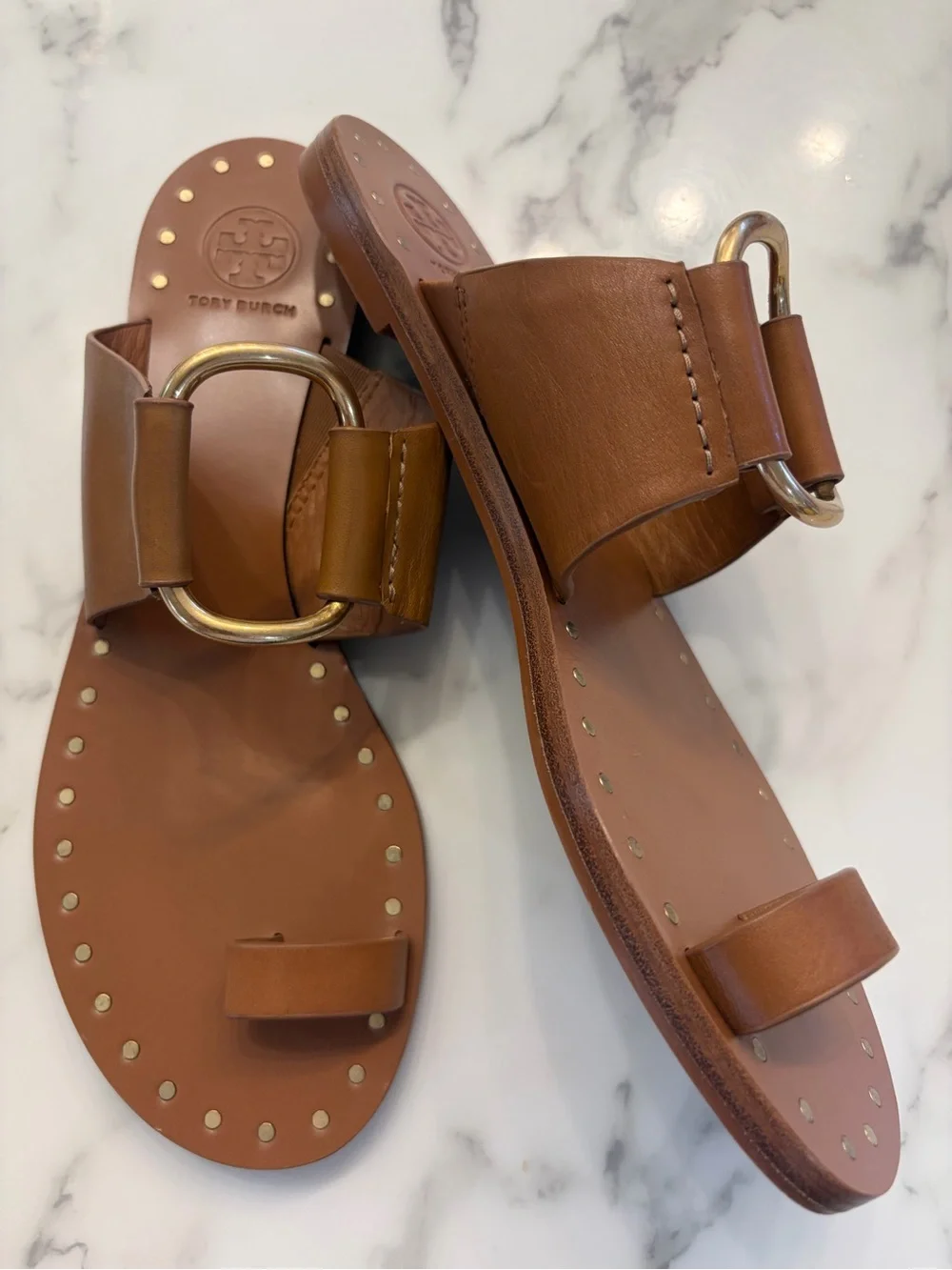 Tory Burch cognac leather